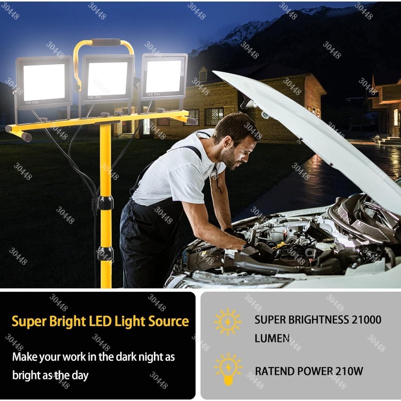Led work light, portable flood – Outdoor Lighting Mains Powered Bewertung und Preis