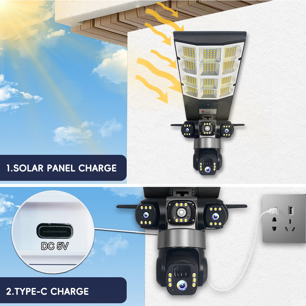 Solar WIFI Street Light HD Cam – Outdoor Lighting Mains Powered Bewertung und Preis