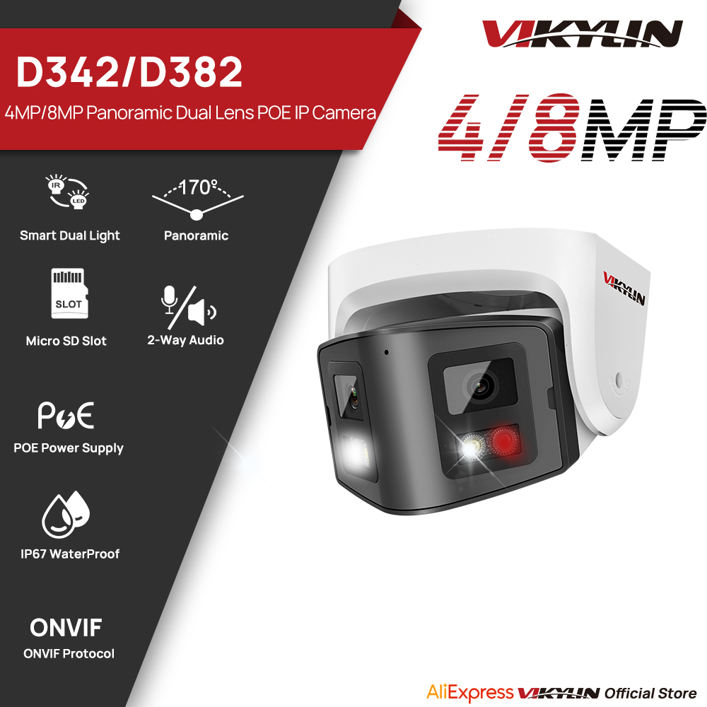 Vikylin 4/8MP Panoramic Dual L – Outdoor Lighting Mains Powered Bewertung und Preis
