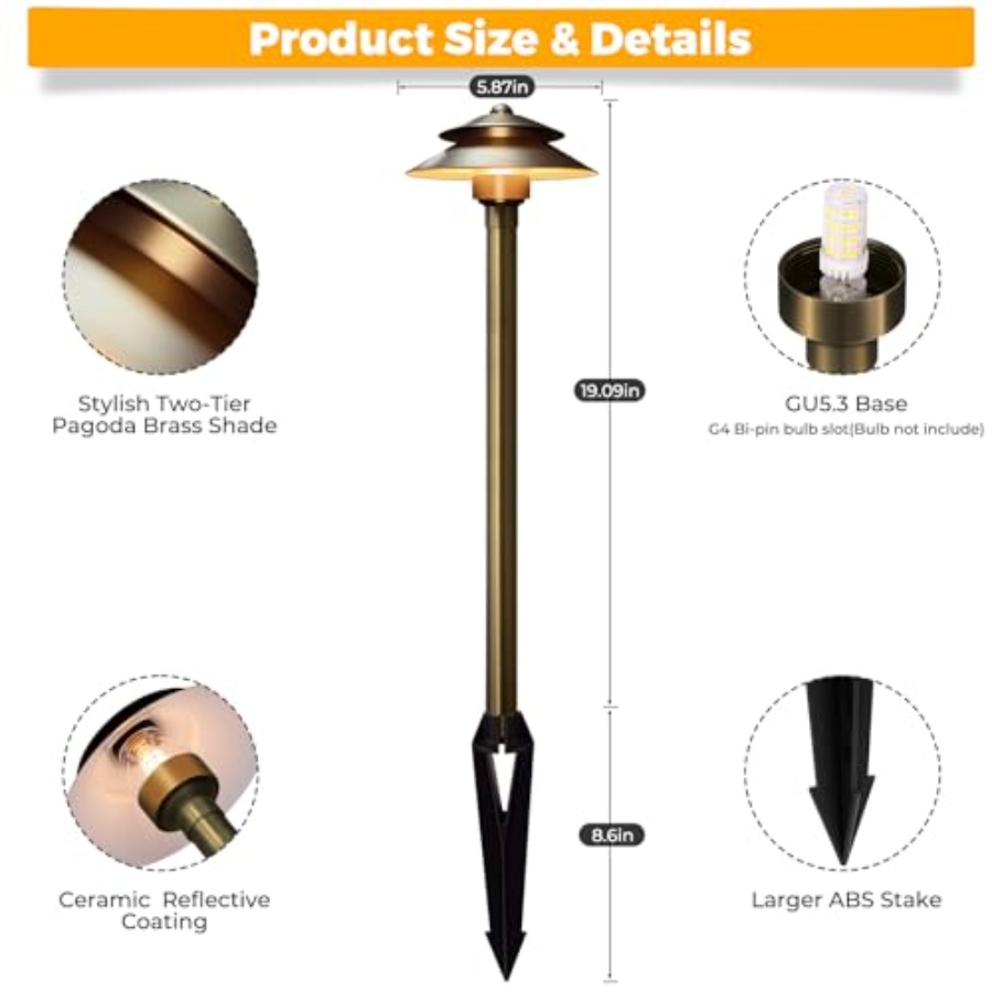 Solid Brass Low Voltage Landsc – Outdoor Lighting Low Voltage Bewertung und Preis